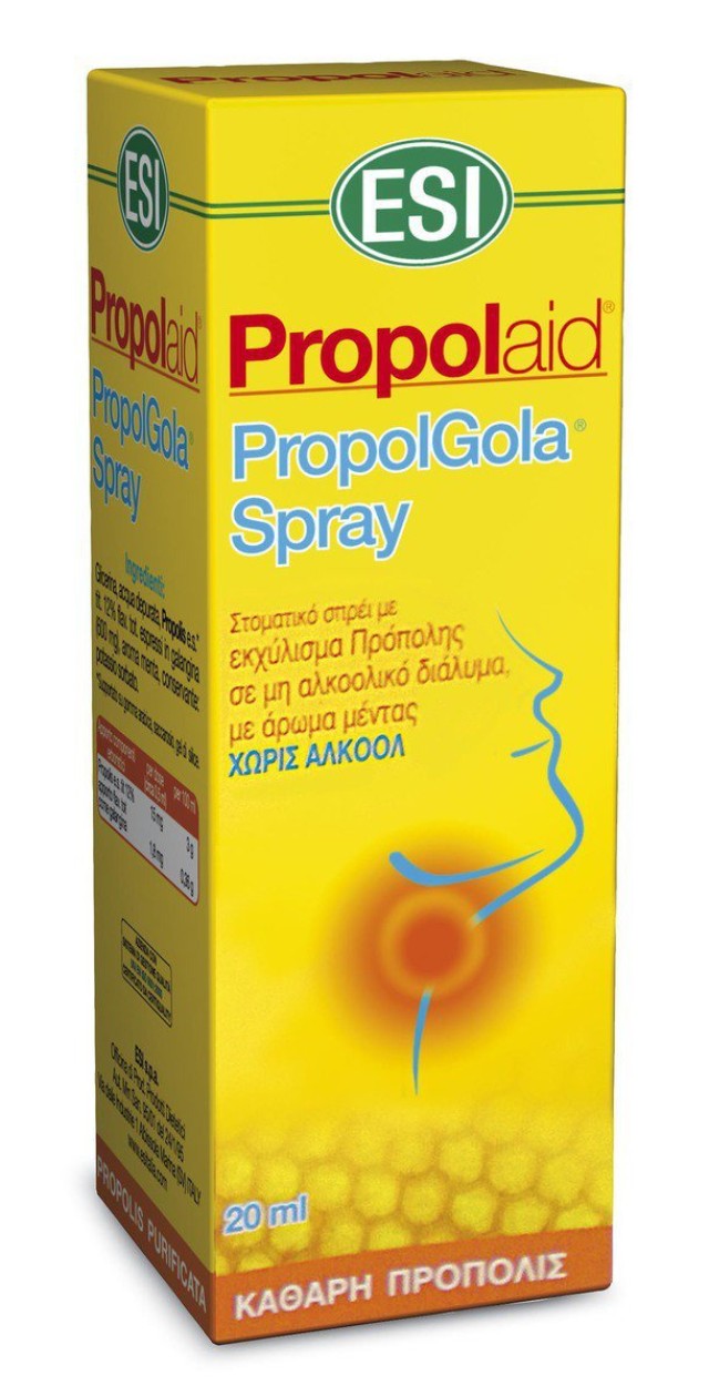 Esi Propolaid PropolGola Spray Στοματικό Σπρέι για Πονόλαιμο και Βήχα 20ml