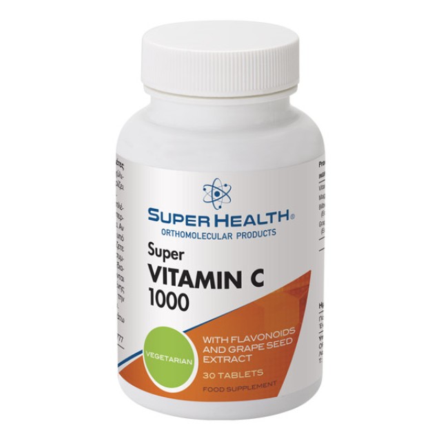 Super Health Super Vitamin C 1000 Συμπλήρωμα Διατροφής για την Θωράκισ …