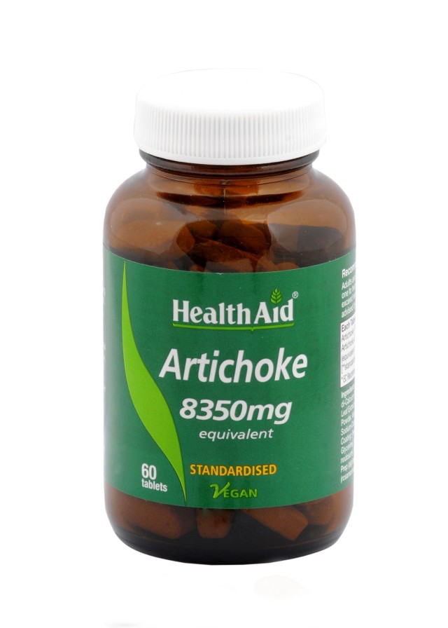 Health Aid Artichoke 8350mg Συμπλήρωμα Διατροφής με Εκχύλισμα Αγκινάρας για Υγιές Πεπτικό 60 Ταμπλέτες