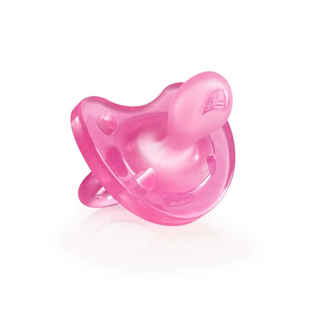 Chicco Physio Soft Πιπίλα Σιλικόνης Χρώμα:Ροζ 12m+ 1 Τεμάχιο [02713-11 …