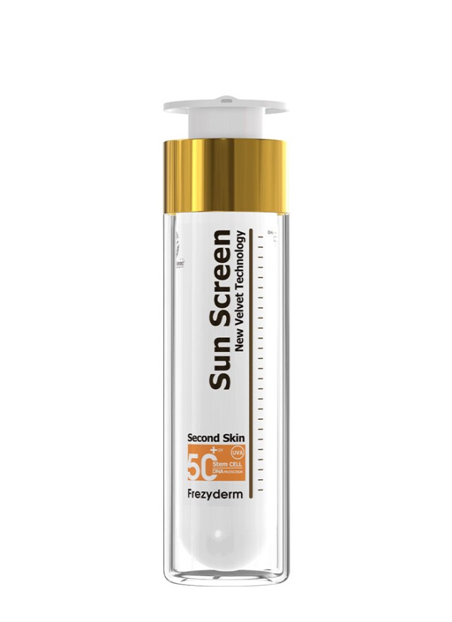 Frezyderm Sun Screen Velvet Face Cream SPF50+ Αντηλιακή Κρέμα Προσώπου Χωρίς Χρώμα & Άρωμα 50ml