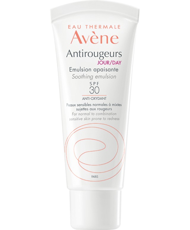 Avene Antirougeurs Day Soothing Emulsion SPF30 for Normal to Combinati &hellip;