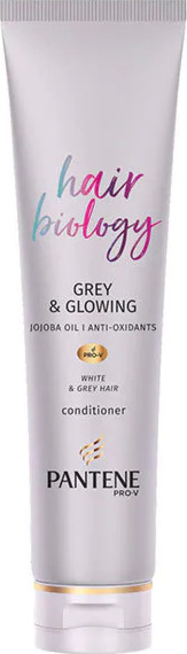 Pantene Pro V Hair Biology Grey & Glowing Conditioner Κρέμα Μαλλιών Κατά Του Κιτρινίσματος 160ml