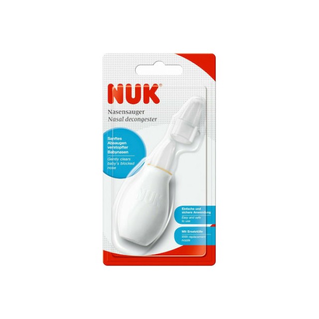 Nuk Ρινικός Αποσυμφορητής Μύτης Με Ανταλλακτικό Στόμιο 1 Τεμάχιο [10.2 …