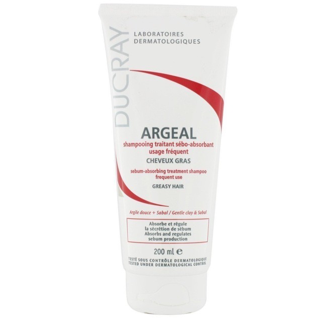 Ducray Argeal Sebum Absorbing Treatment Σαμπουάν κατά της Λιπαρότητας …