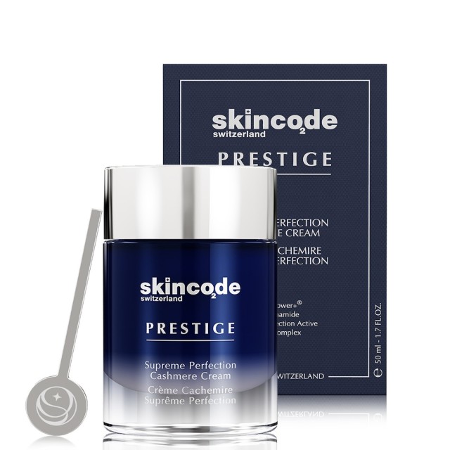 Skincode Prestige Supreme Perfection Cashmere Cream Αντιγηραντική Κρέμα Προσώπου για Όλους τους Τύπους Επιδερμίδας 50ml