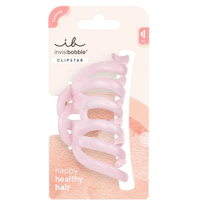 Invisibobble Clipstar Rose Glimmer XL Κλιπ Μαλλιών, 1 Τεμάχιο Invisibobble Clipstar Rose Glimmer XL Κλιπ Μαλλιών, 1 Τεμάχιο