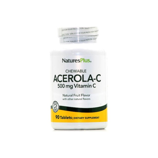 Natures Plus Acerola-C Complex 500mg Συμπλήρωμα Διατροφής με Βιταμίνη …