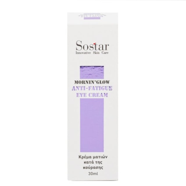 Sostar Mornin Glow Anti-Fatigue Eye Cream Κρέμα Ματιών Κατά της Κούρασ … Sostar Mornin Glow Anti-Fatigue Eye Cream Κρέμα Ματιών Κατά της Κούρασ …