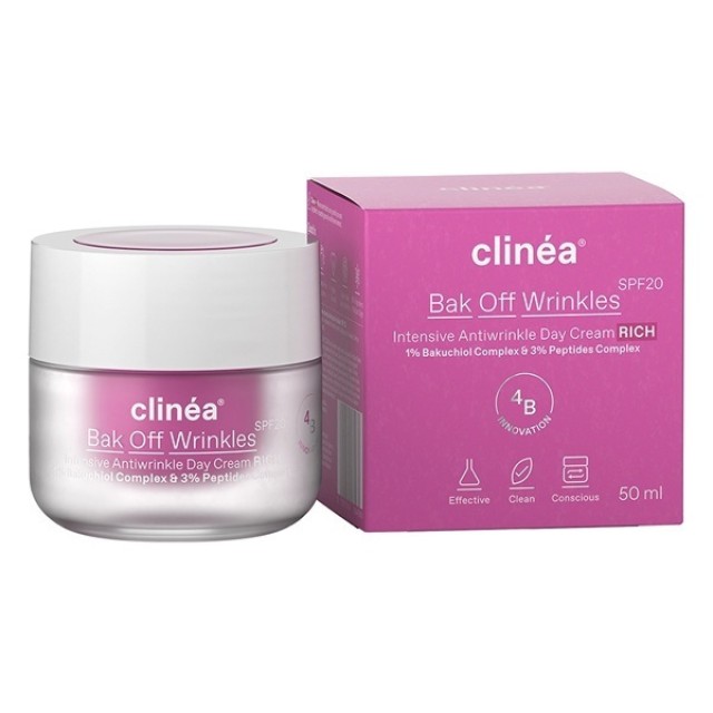Clinéa Back off Wrinkles Rich SPF20 Αντιγηραντική Κρέμα Προσώπου Πλούσ …