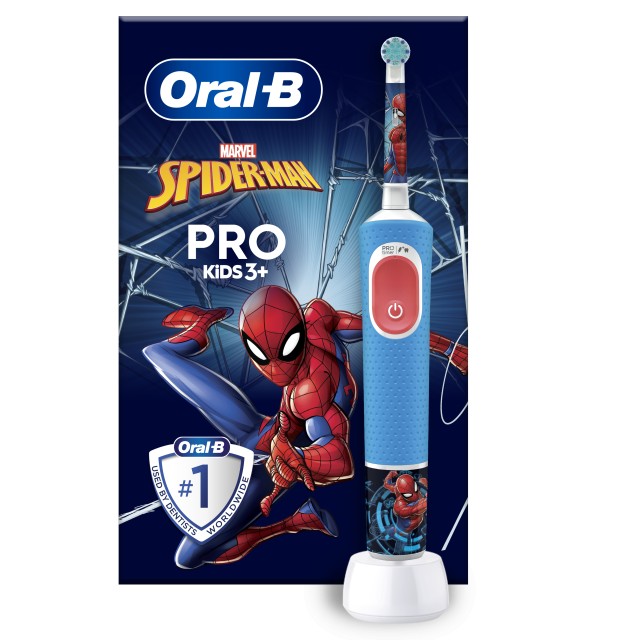 Oral B Kids Vitality Pro Spiderman Ηλεκτρική Οδοντόβουρτσα για Παιδιά …