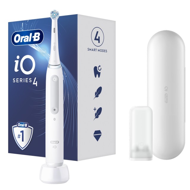 Oral B iO Series 4 Ηλεκτρική Οδοντόβουρτσα White 1 Τεμάχιο