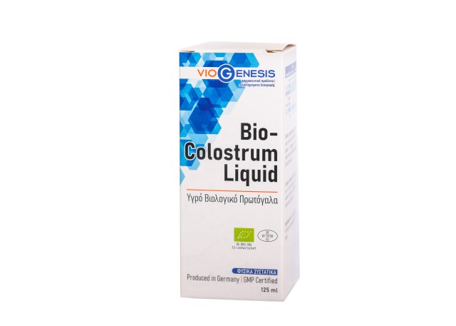 VioGenesis Colostrum Liquid Bio Υγρό Βιολογικό Πρωτόγαλα 125ml