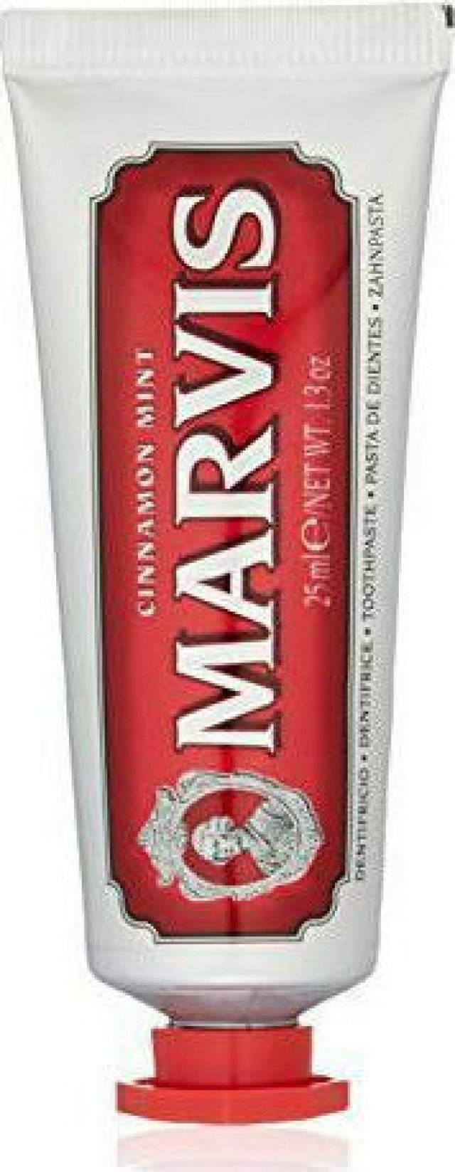 Marvis Cinnamon Mint & Xylitol Toothpaste Οδοντόκρεμα με Ευχάριστη Γεύση Κανέλας 10ml [Travel Size]