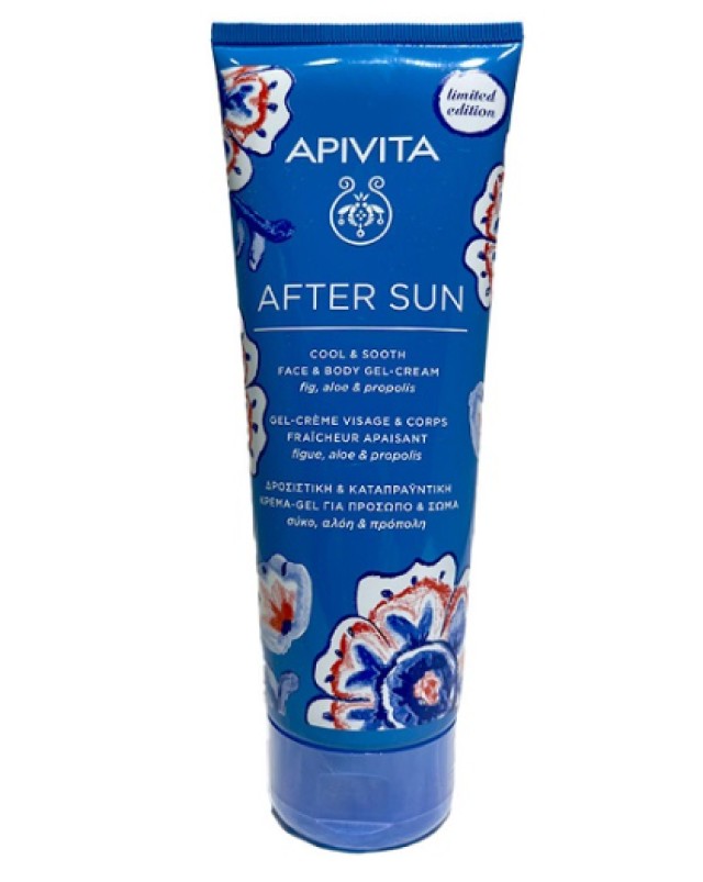 Apivita After Sun Cool Sooth Face Body Cream Καταπραϋντικη Κρέμα - Gel για Πρόσωπο & Σώμα 200ml
