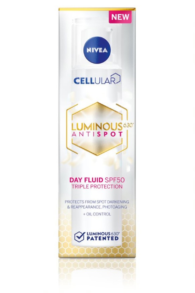 Nivea Cellular Luminous 630 Anti Dark Spot Fluid Κρέμα Προσώπου Κατά τ …