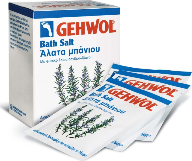 Gehwol Bath Salt Αναζωογονητικά Άλατα Μπάνιου για πόδια & σώμα 10x25gr