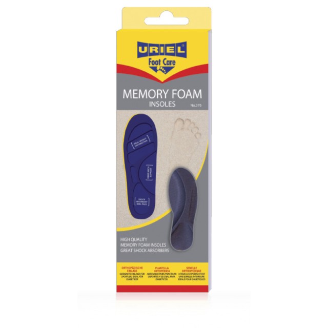 Uriel Memory Foam Insoles Ανατομικοί Πάτοι No.376 [38-40]
