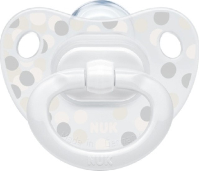 Nuk Happy Days Πιπίλα Σιλικόνης Με Κρίκο 6-18m+ 1 Τεμάχιο [10.736.376]