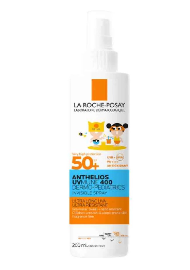 La Roche Posay Anthelios UVMune 400 Dermo-Pediatrics Παιδικό Αντηλιακό Spray SPF50+ Χωρίς Άρωμα 200ml