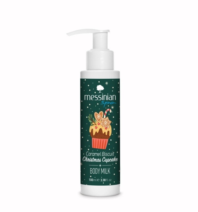 Messinian Spa Caramel Biscuit Christmas Cupcake Body Milk Ενυδατικό Γα &hellip;