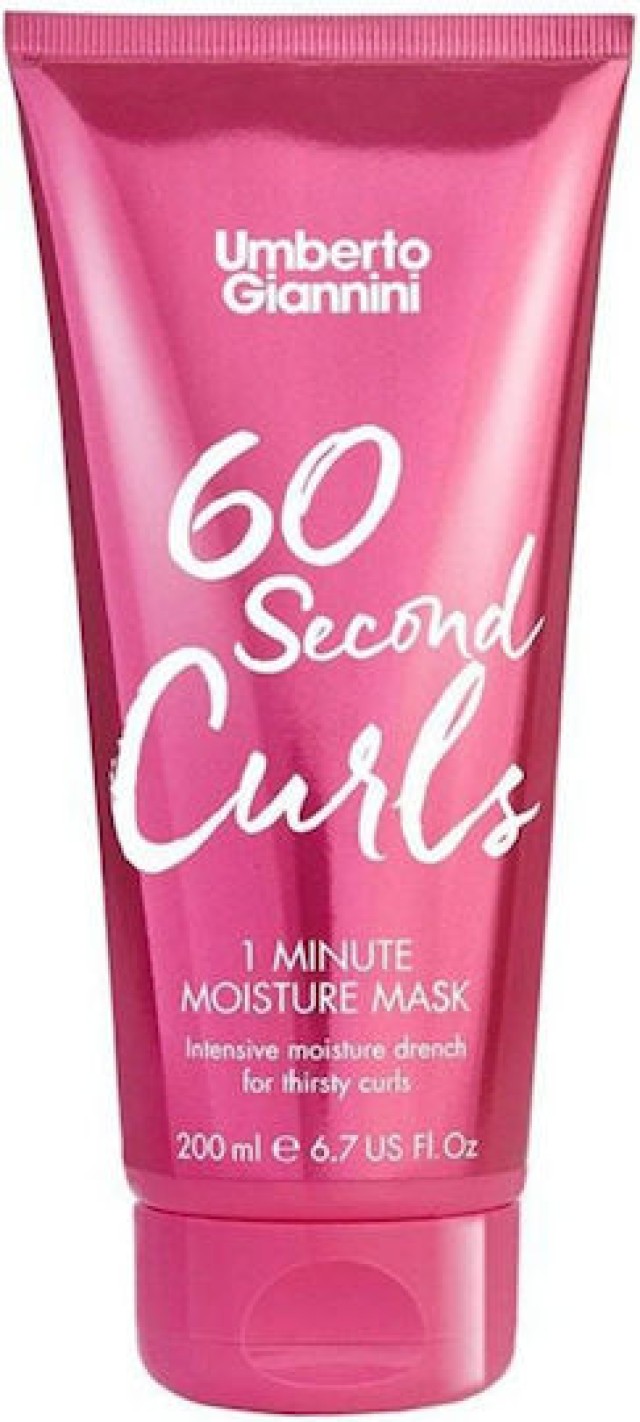 Umberto Giannini 60 Second Curls 1 Minute Moisture Mask Μάσκα Εντατική …