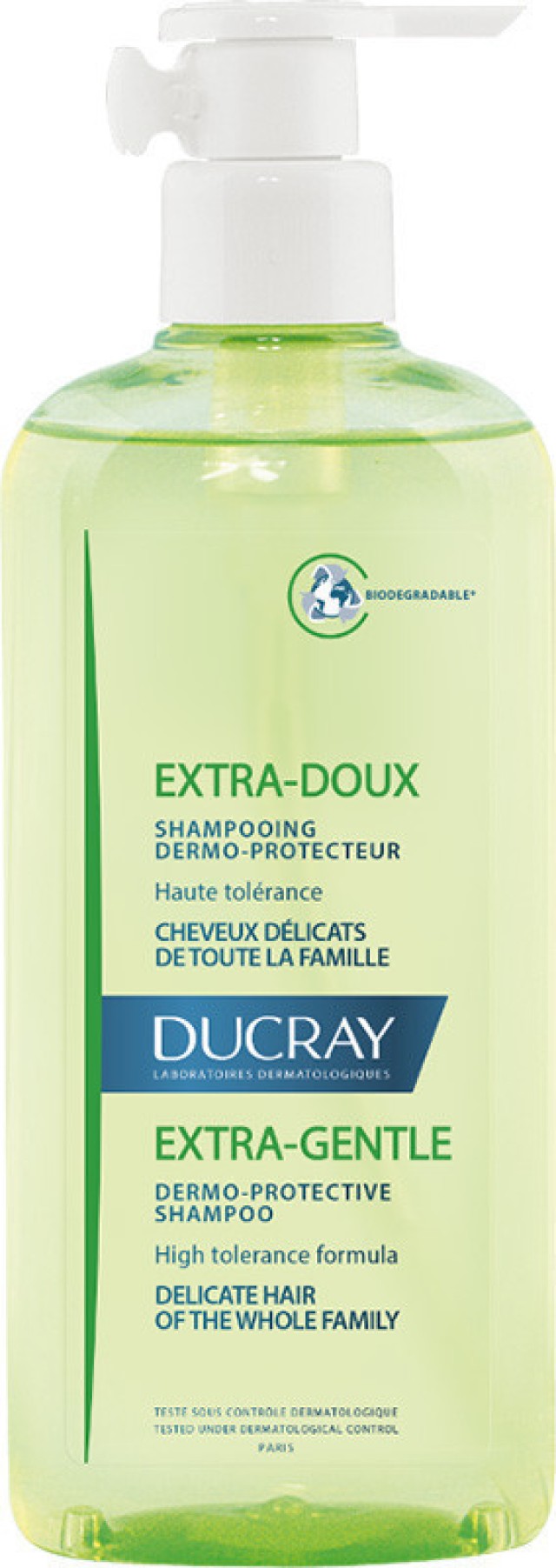 Ducray Extra Doux Dermo Protective Shampoo Σαμπουάν για Κανονικά & Εύθραυστα Μαλλιά 400ml με Αντλία σε Ειδική Τιμή