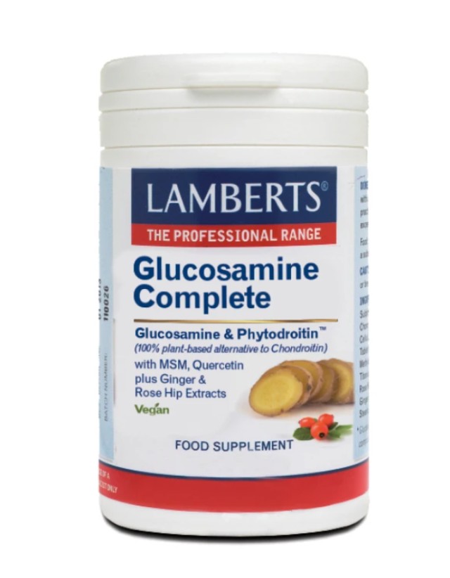 Lamberts Glucosamine Complete Vegan Συμπλήρωμα Διατροφής για την Καλή Υγεία των Αρθρώσεων 60 Ταμπλέτες