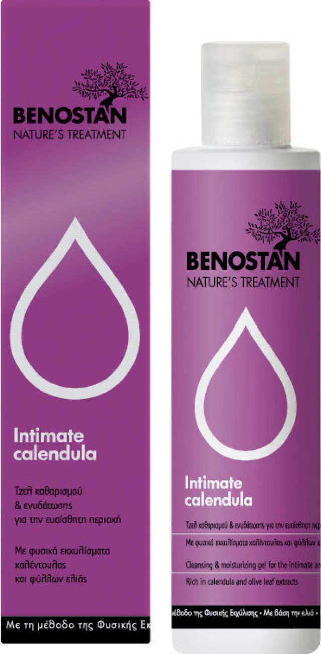 Benostan Intimate Calendula Απαλό Φυτικό Gel Καθαρισμού για την Ευαίσθητη Περιοχή 200ml