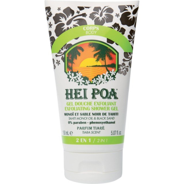 Hei Poa Exfoliating Shower Gel Monoi Peeling Σώματος 150ml
