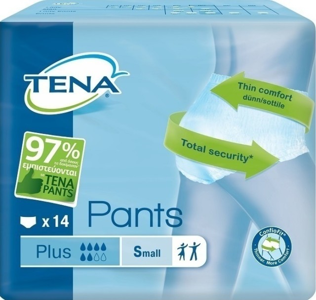 Tena Pants Plus Small Προστατευτικά Εσώρουχα Ακράτειας Μέγεθος:Small 6 …