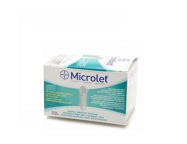 Bayer Microlet Colored Lancets Βελόνες Σακχάρου 200 Τεμάχια [6566]