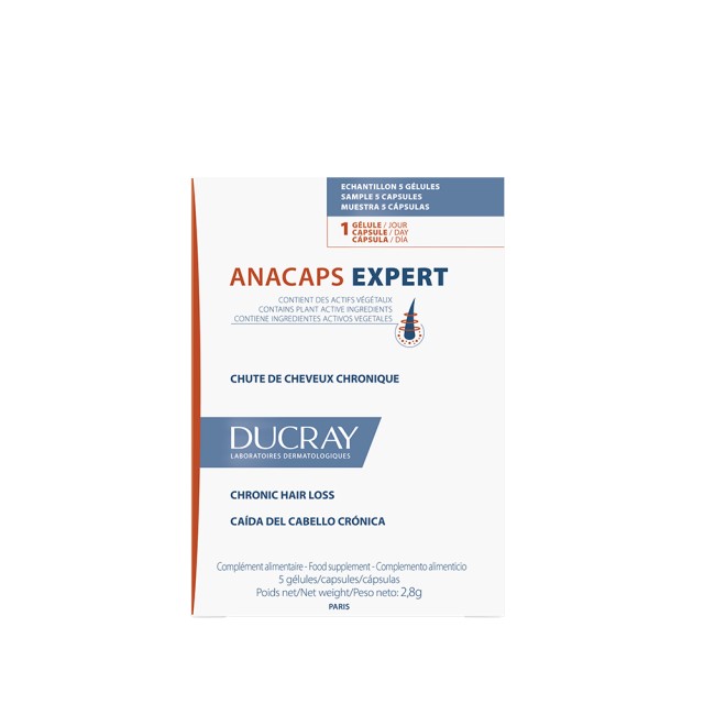 Ducray Anacaps Expert Συμπλήρωμα Διατροφής Προτείνεται για τη Χρόνια Τριχόπτωση 30 Κάψουλες