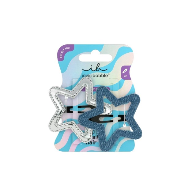 Invisibobble Boldly Snapclips Starlight Serenade Τσιμπιδάκια Μαλλιών 2 …