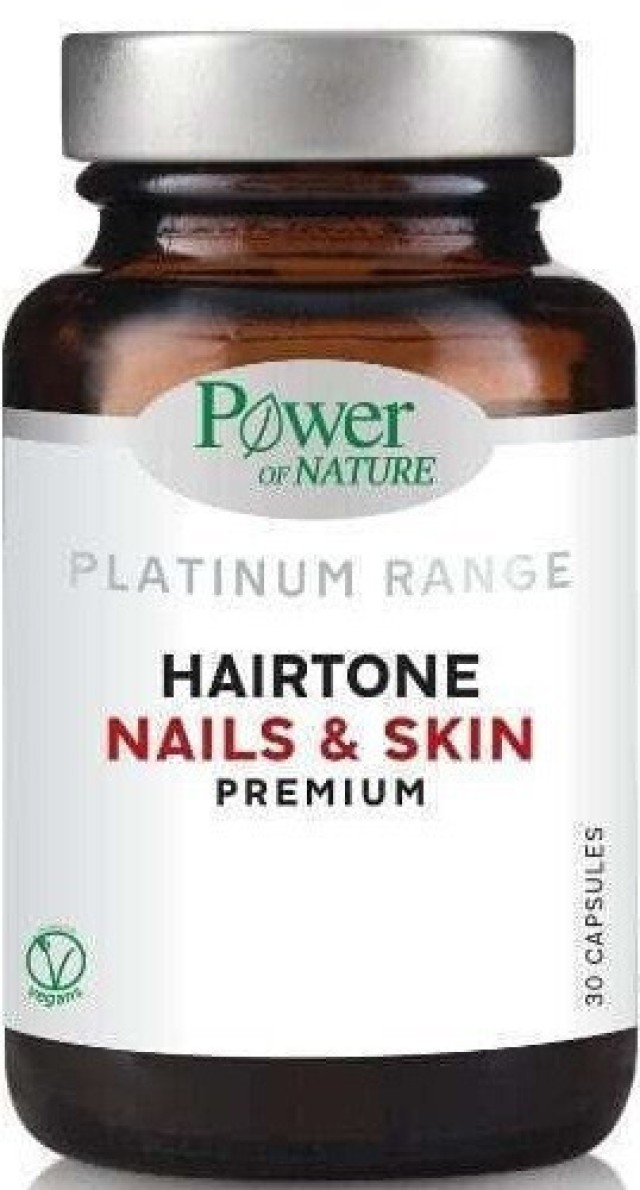 Power of Nature HairTone Nails & Skin Premium για Νύχια & Επιδερμίδα 30 Κάψουλες