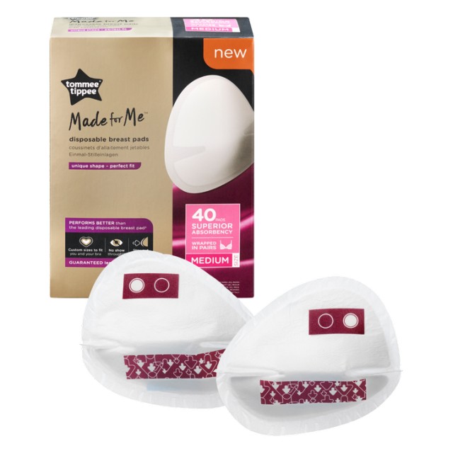 Tommee - Tippee TT Breast Pads Daily Medium Επιθέματα Στήθους μίας Χρή …