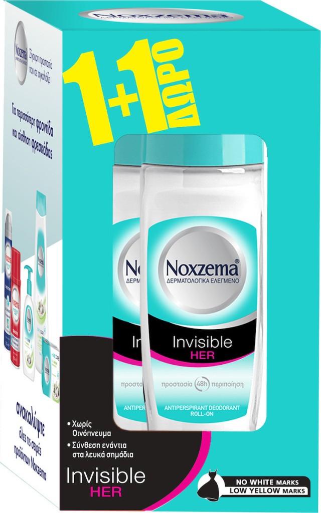 Noxzema PROMO Invisible Her Γυναικείο Αποσμητικό Roll on 48ωρης Προστα …