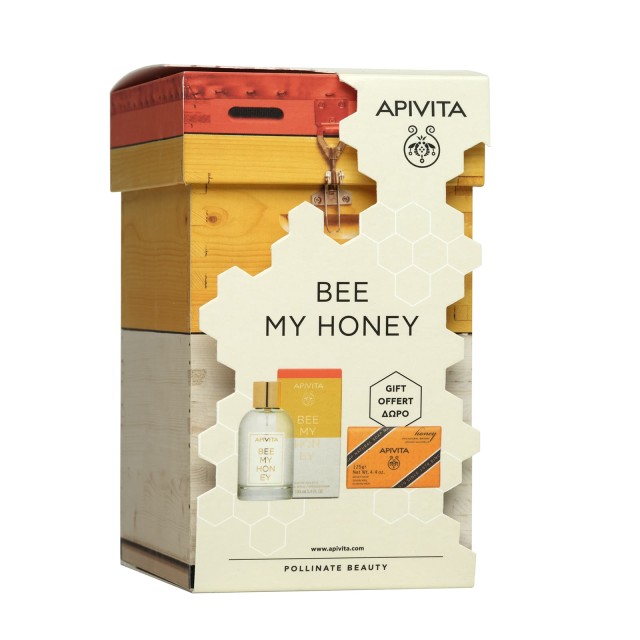 Apivita PROMO Bee My Honey 100ml - ΔΩΡΟ Soap with Honey Lavender 125gr