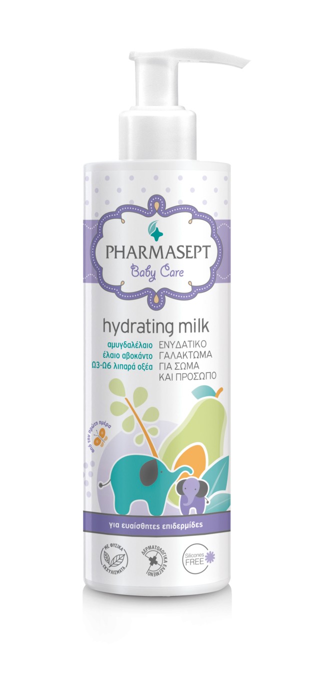 Pharmasept Baby Care Hydrating Milk Βρεφικό Ενυδατικό Γαλάκτωμα 250ml