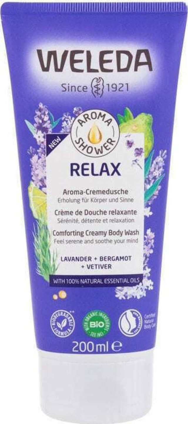 Weleda Aroma Shower Relax Κρεμοντούς Χαλάρωσης με Λεβάντα - Περγαμόντο …