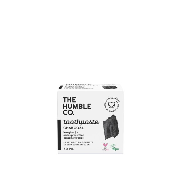 The Humble Co. Natural Toothpaste In Jar Charcoal Φυσική Οδοντόκρεμα σ …