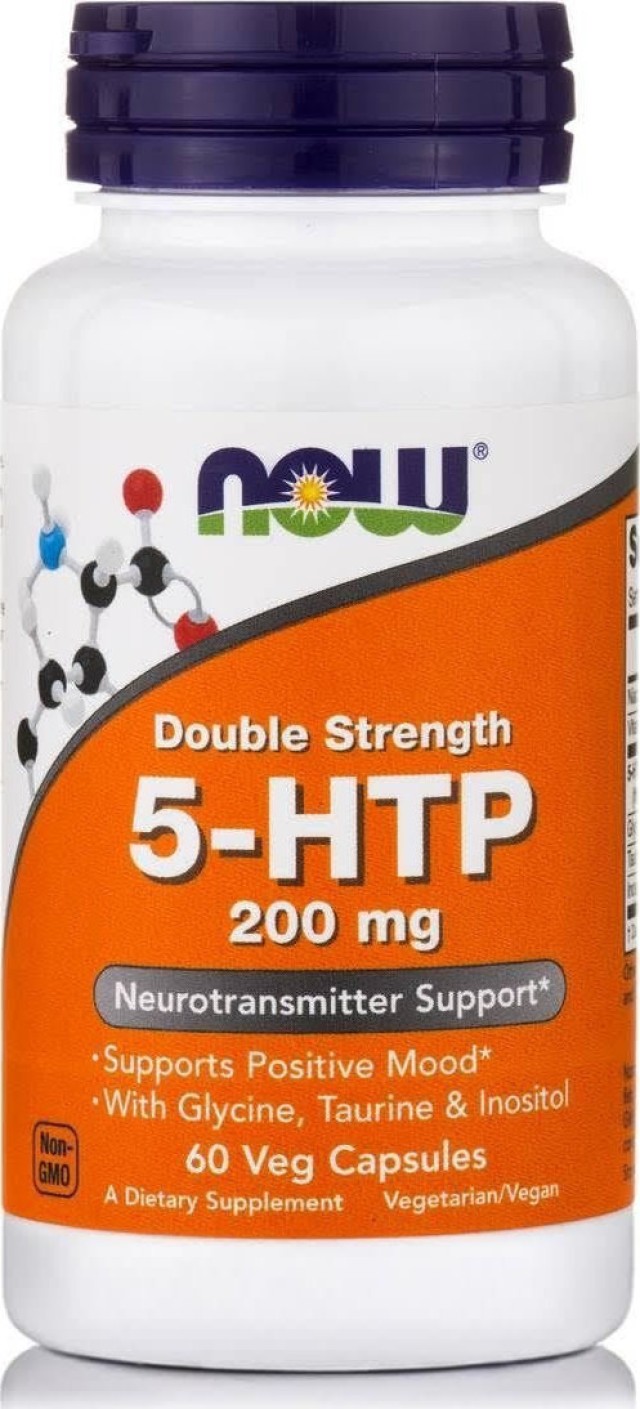 Now Foods 5 HTP 200mg Συμπλήρωμα Διατροφής Για Την Αντιμετώπιση Του Άγ …