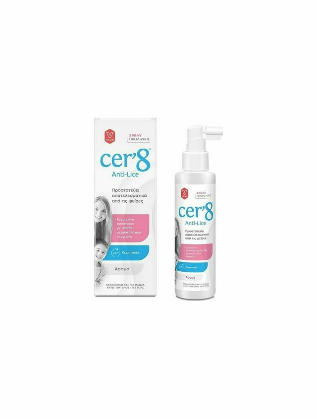 Vican Cer8 Anti-Lice Spray Πρόληψης Κατά των Φθειρών 150ml