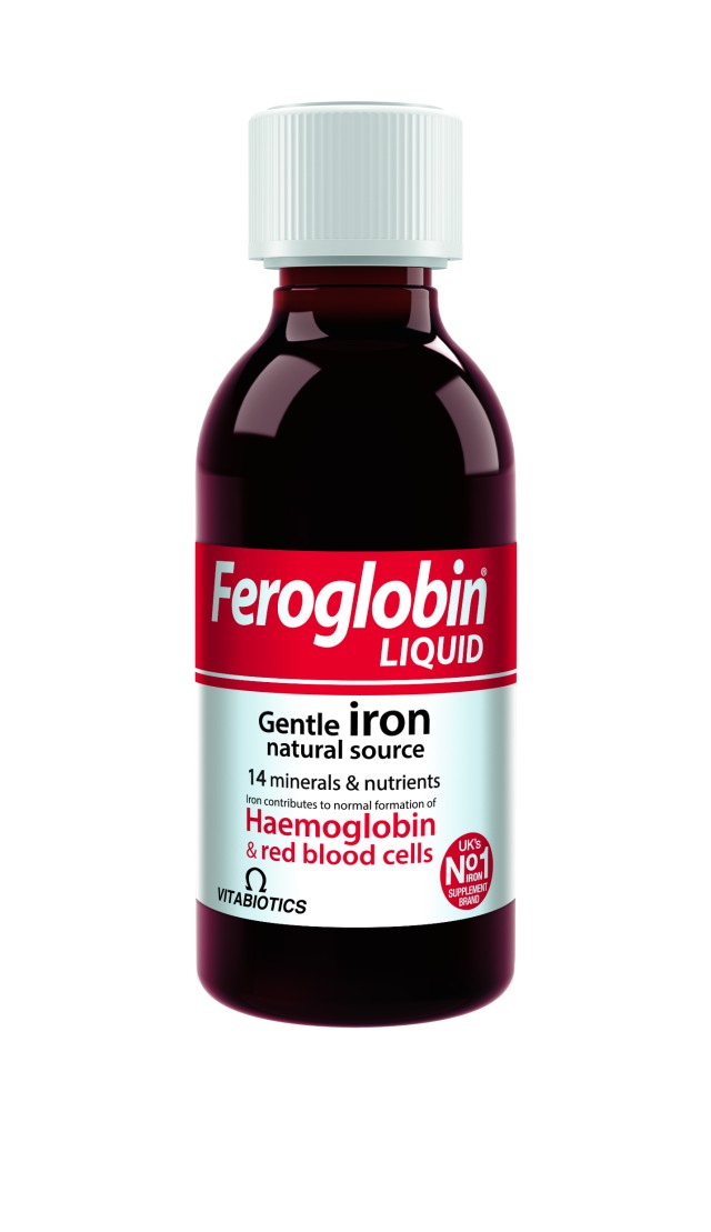 Vitabiotics Feroglobin B12 Liquid Σίδηρος σε Υγρή Μορφή για Ενήλικες & …