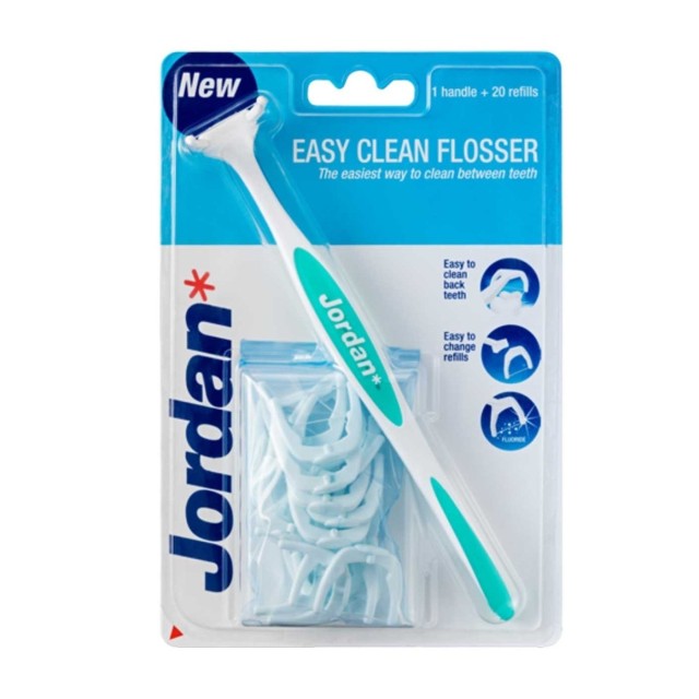 Jordan Easy Clean Flosser Σύστημα Οδοντικού Νήματος, 20τμχ