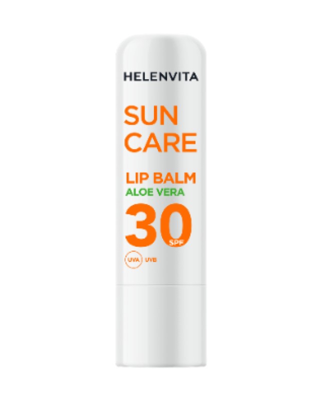Helenvita Sun Care Lip Balm Aloe Vera SPF30 Αντηλιακή Προστασία Χειλιώ … Helenvita Sun Care Lip Balm Aloe Vera SPF30 Αντηλιακή Προστασία Χειλιώ …
