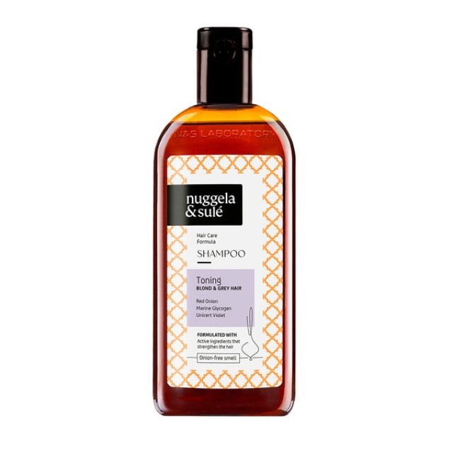 Nuggela & Sulé Shampoo Toning & Blond Grey Hair Ενισχύει το Φυσικό … Nuggela & Sulé Shampoo Toning & Blond Grey Hair Ενισχύει το Φυσικό …