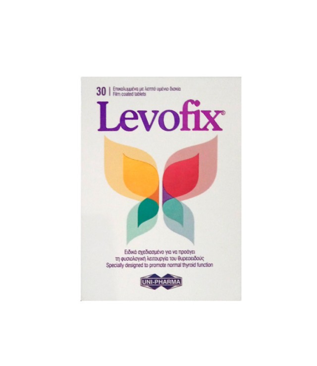 Uni Pharma Levofix για τη Φυσιολογική Λειτουργία του Θυρεοειδούς 30 Δι …