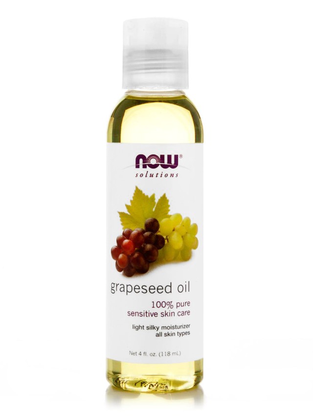 Now Foods Grapeseed Oil Έλαιο Σταφυλιού Περιποίησης Σώματος 118ml
