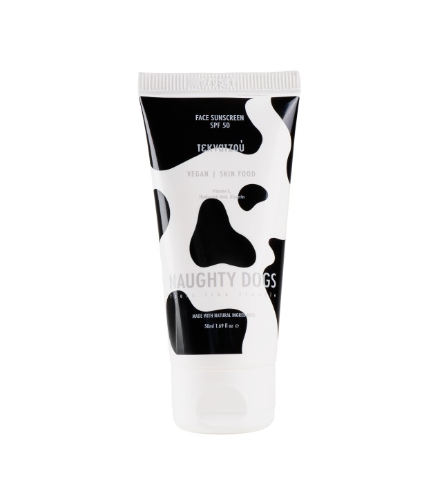 Naughty Dogs Face Sunscreen Αντηλιακό Προσώπου SPF50 Τεκνατζού 50ml
